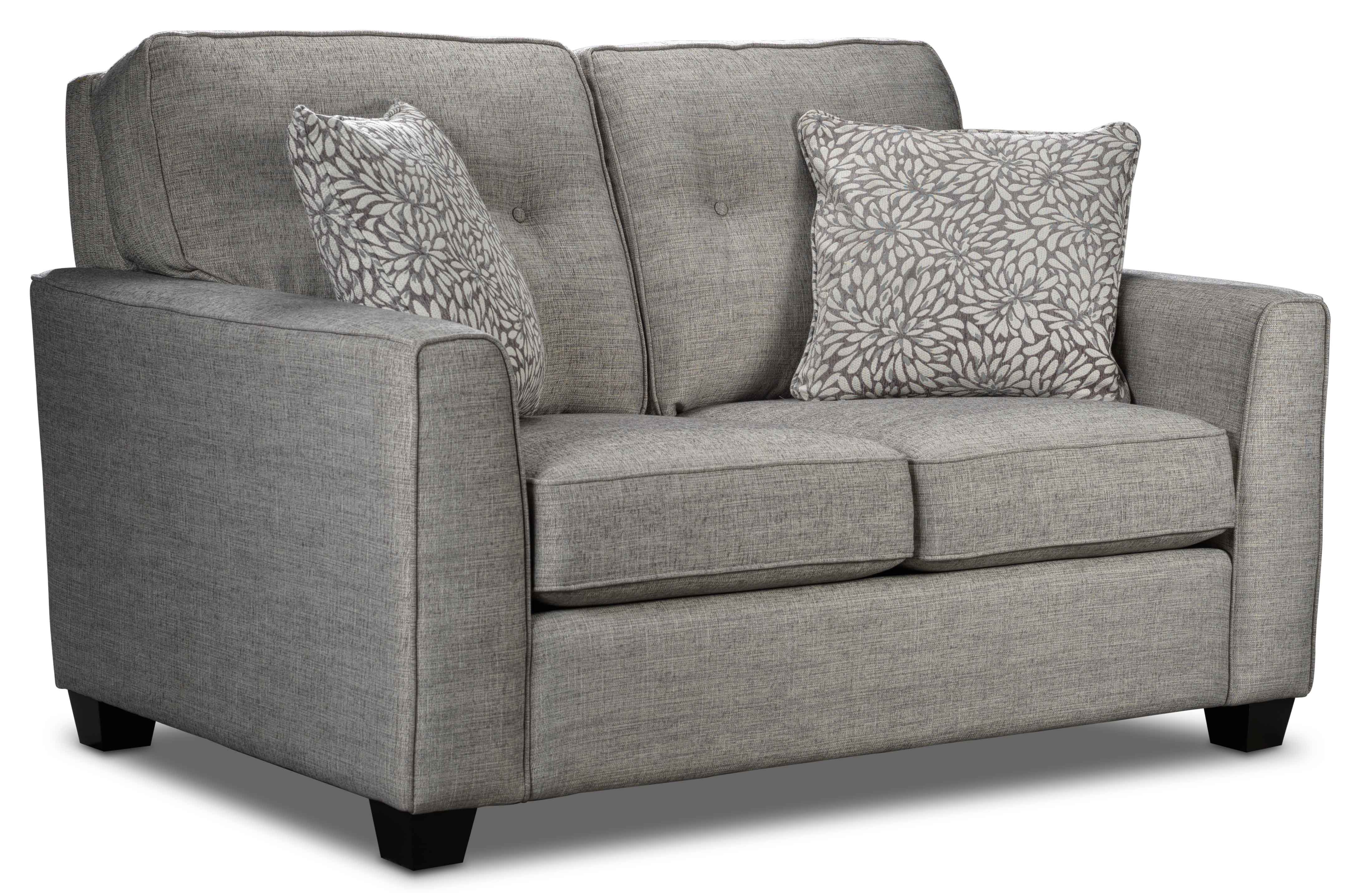 Athabasca Sofa and Loveseat Set - Grey