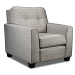 Athabasca Sofa and Chair Set - Grey