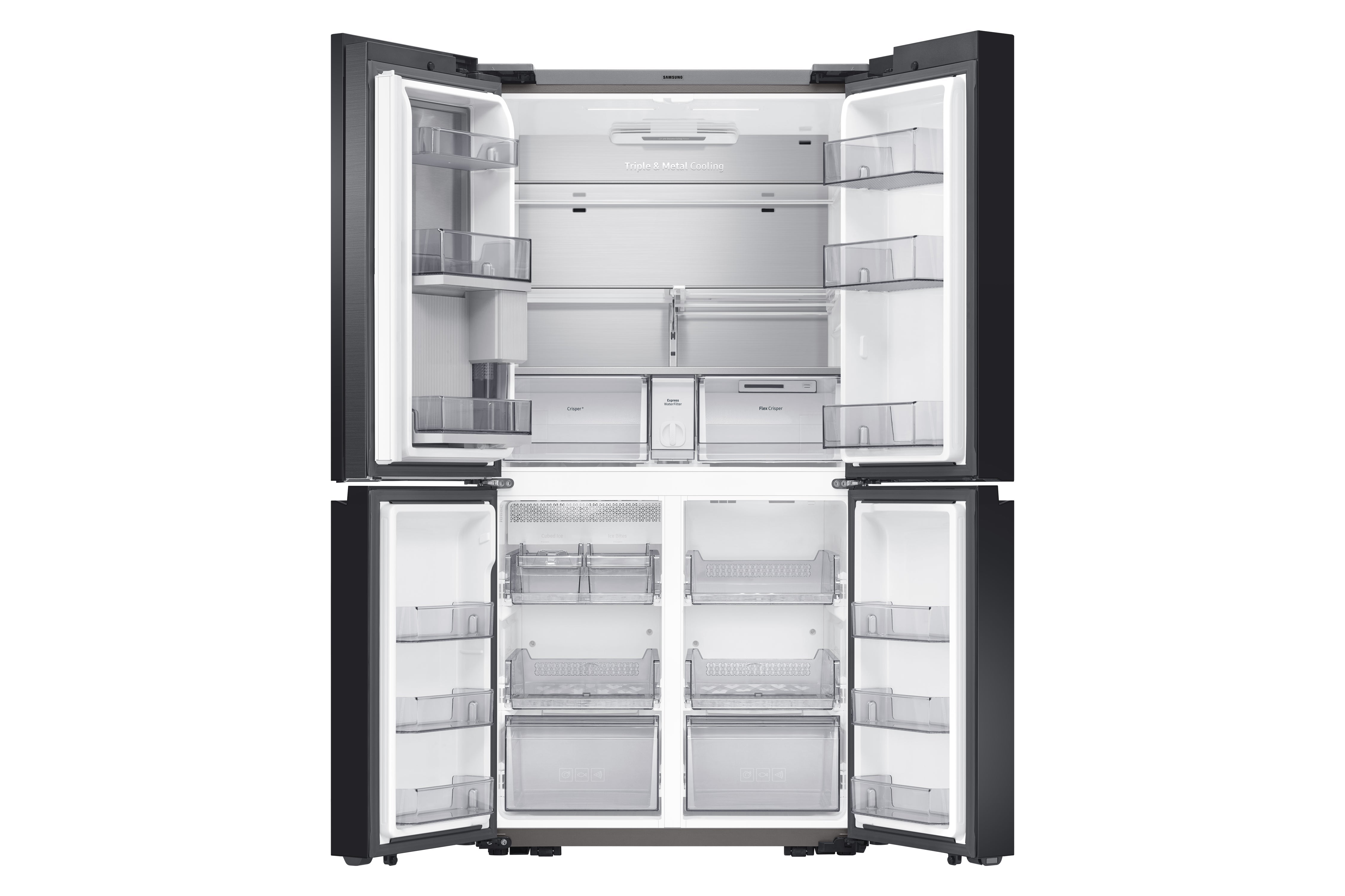 Samsung Smart BESPOKE 4-Door Flex™ Refrigerator (Without Panels) (29 Cu.Ft.) - RF29A9675AP/AC