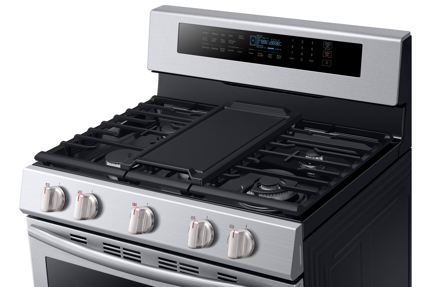 Samsung Stainless Steel Free-Standing Gas Range (5.8 Cu. Ft.) - NX58M6650WS/AC