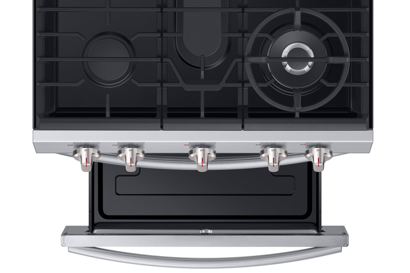 Samsung Stainless Steel Free-Standing Gas Range (5.8 Cu. Ft.) - NX58M6650WS/AC
