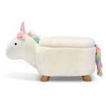 Unicorn Storage Ottoman - White