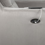 Lucas Power Reclining Sofa - Silver Grey