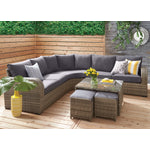 Melville One- 3-Piece Outdoor Sectional - Grey