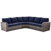 Melville Two- 3-Piece Outdoor Sectional - Navy