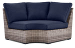 Melville Two- 3-Piece Outdoor Sectional - Navy