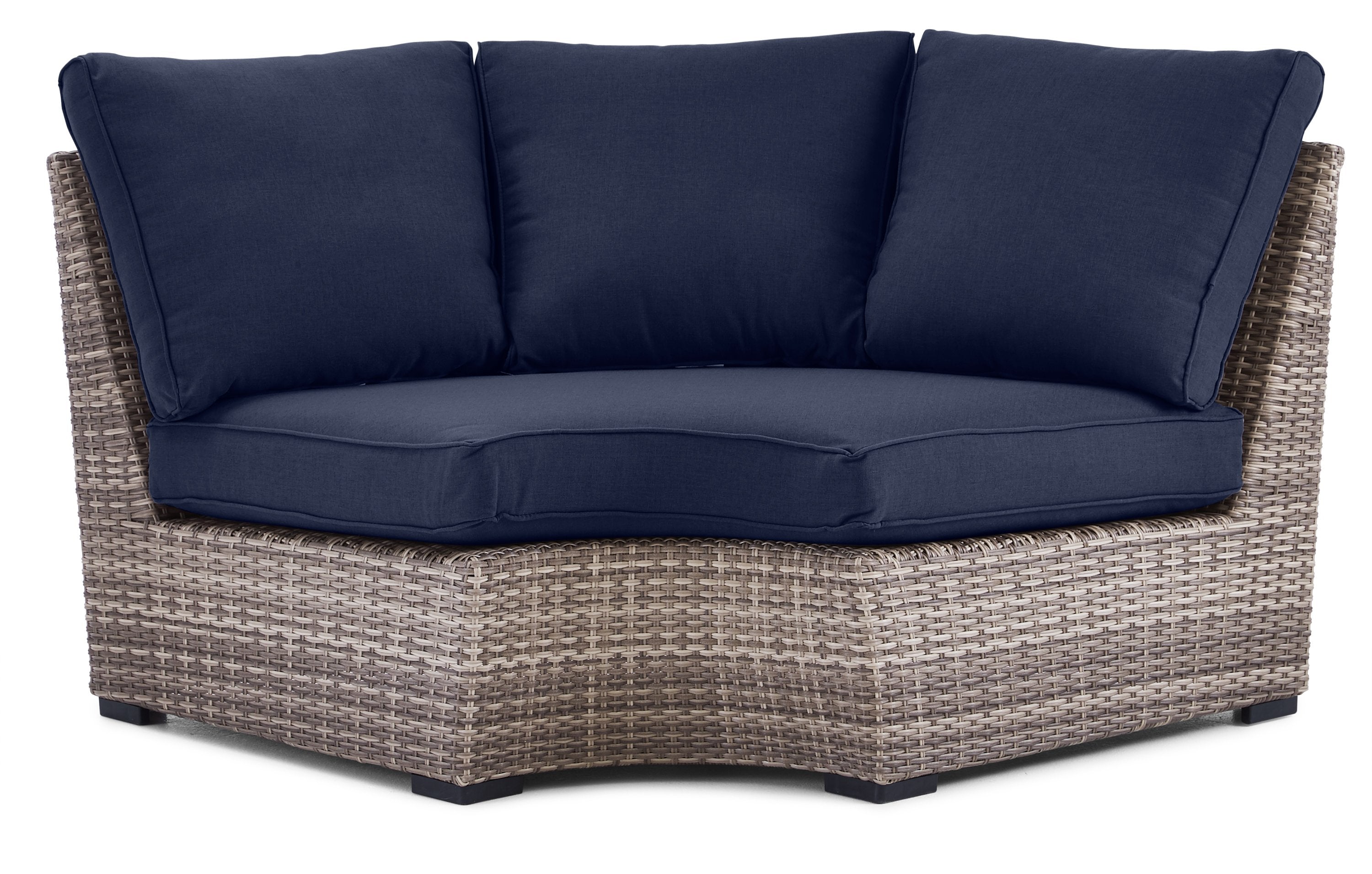 Melville Two- 3-Piece Outdoor Sectional - Navy