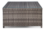 Melville Two- Outdoor Coffee Table with 2 Ottoman- Navy