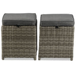Melville One - Outdoor Ottoman - Grey