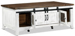Pueblo Coffee Table - Weathered White
