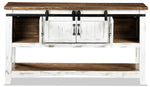 Pueblo Sofa Table - Weathered White