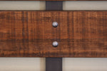 Pueblo 4-Piece Entertainment Wall Unit - Weathered White