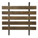 Baron 4-Piece Entertainment Wall Unit - Barnwood
