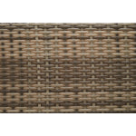 Caribe 2-Piece Outdoor Sectional and Ottoman - Grey