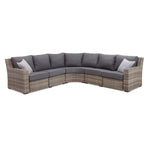 Le Mans 3-Piece Outdoor Reclining Sectional - Grey
