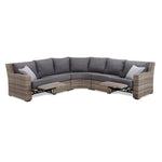Le Mans 3-Piece Outdoor Reclining Sectional - Grey