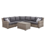 Le Mans 3-Piece Outdoor Reclining Sectional - Grey
