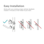 August Smart Lock Pro + Connect (Dark Grey) - AUG-SL03-C02-G03