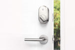 August Smart Lock + Connect (Satin Nickel) - AUG-SL04-C03-N04-C