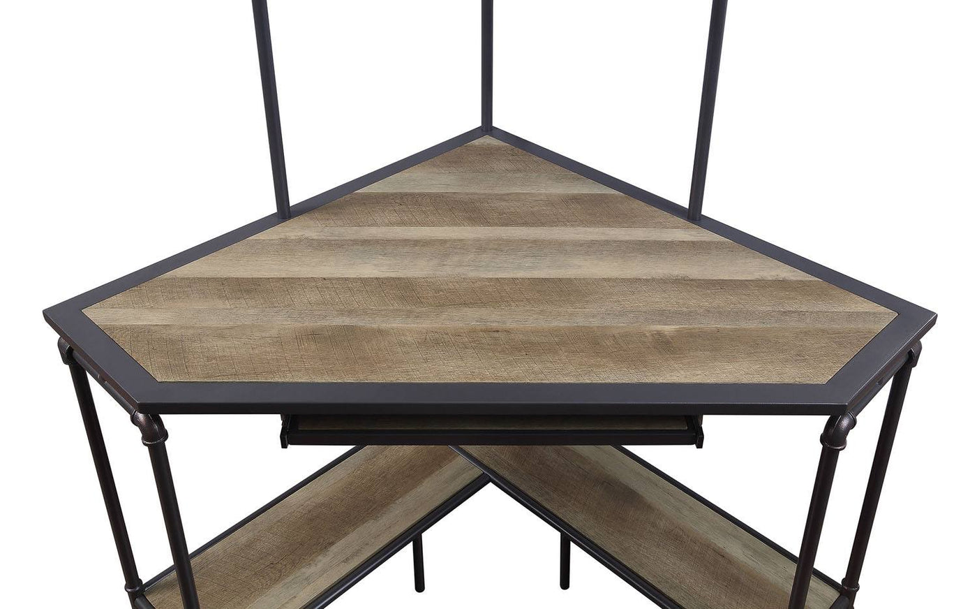 Me Corner Office Desk - Gunmetal