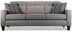 Rockford Sofa, Loveseat and Chair Set - Grey