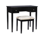 Virginia 2-Piece Vanity Set - Black