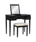 Virginia 2-Piece Vanity Set - Black