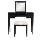 Virginia 2-Piece Vanity Set - Black