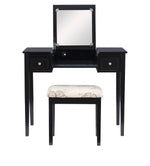Virginia 2-Piece Vanity Set - Black