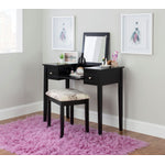 Virginia 2-Piece Vanity Set - Black