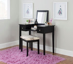 Virginia 2-Piece Vanity Set - Black