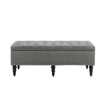 Faye Ottoman - Grey