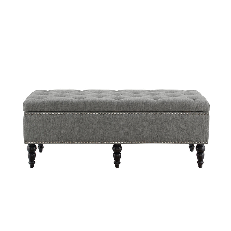 Faye Ottoman - Grey