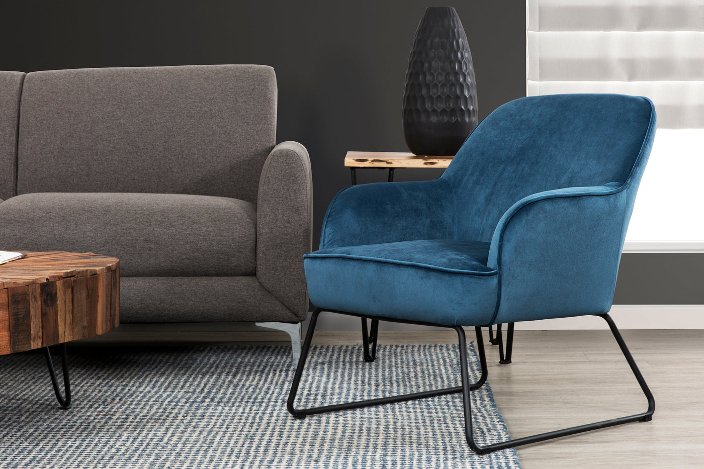 Alea Accent Chair - Navy