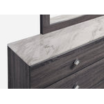 Amber 6-Piece King Bedroom Package - Grey, Black