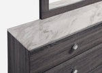 Amber 6-Piece King Bedroom Package - Grey, Black