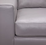 Anderson Leather Sofa - Ash