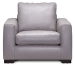 Anderson Leather Chair - Ash