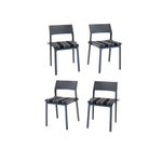 Nardi Trill II Outdoor Dining Side Chair - Set of 4 - Anthracite