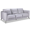 Aston Leather Sofa - Light Grey