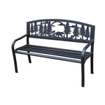 Laola Steel Outdoor Bench