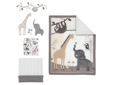 Baby Jungle 4-Piece Bedding Set