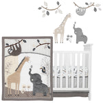 Baby Jungle 4-Piece Bedding Set