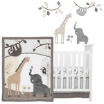 Baby Jungle 4-Piece Bedding Set