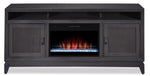 Bayshore Fireplace TV Stand - Grey
