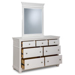 Canterbury 7 Drawer Dresser - Natural White