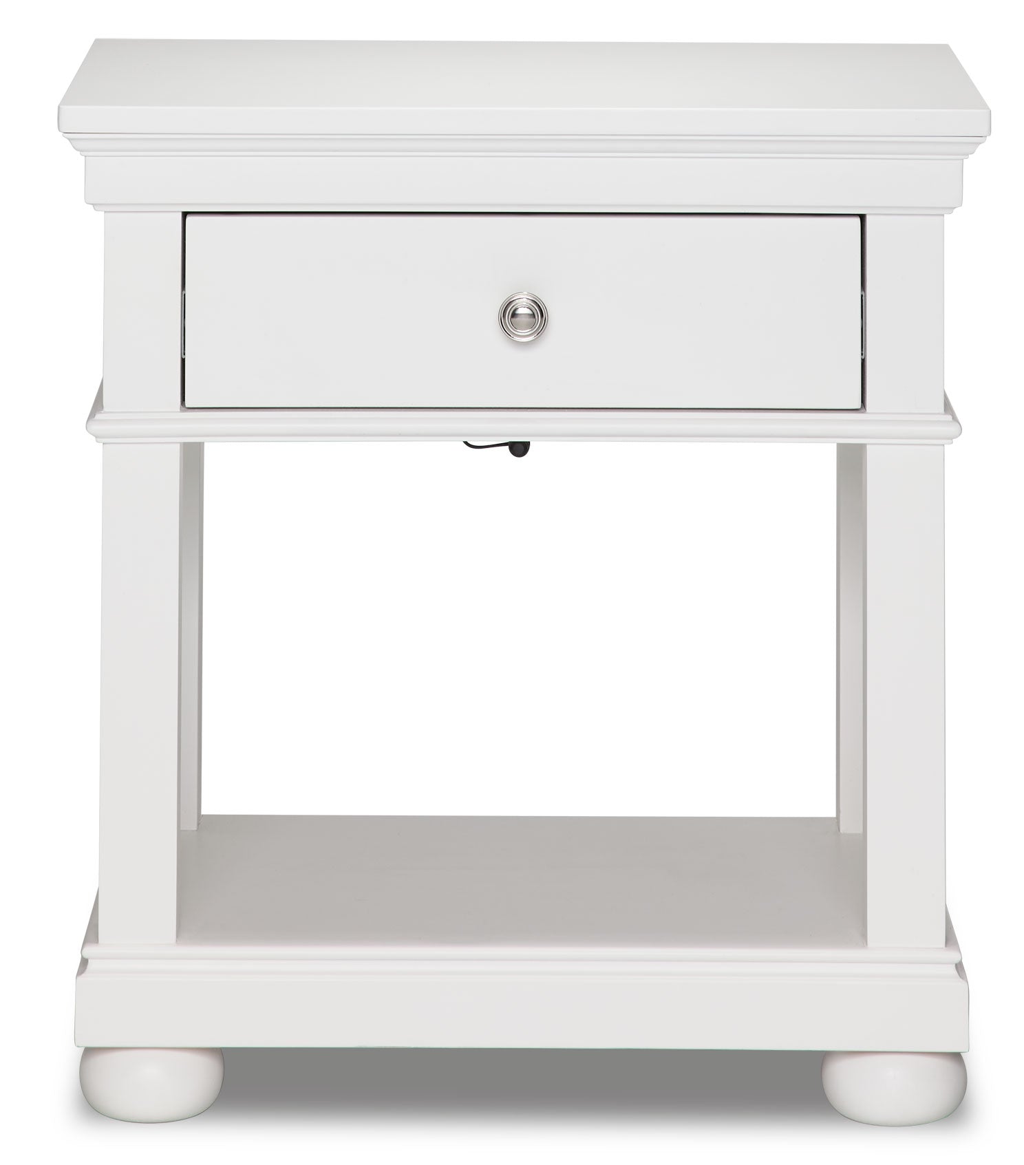 Canterbury Night Table - Natural White