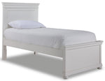 Canterbury 3-Piece Full Bed - Natural White