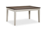 Caylie 5-Piece Dining Set - Ivory, Driftwood