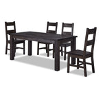 Cottage 5-Piece Dining Set - Grey